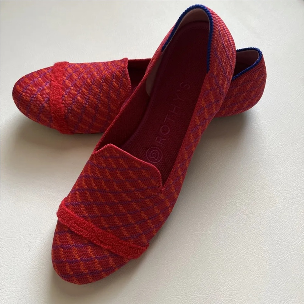 Rothy’s Loafers Pomegranate Grid size 8